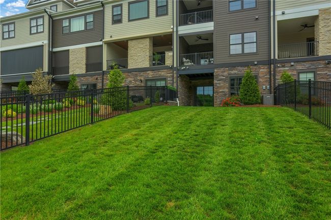 Lush backyard can easily be fenced. | Image 49