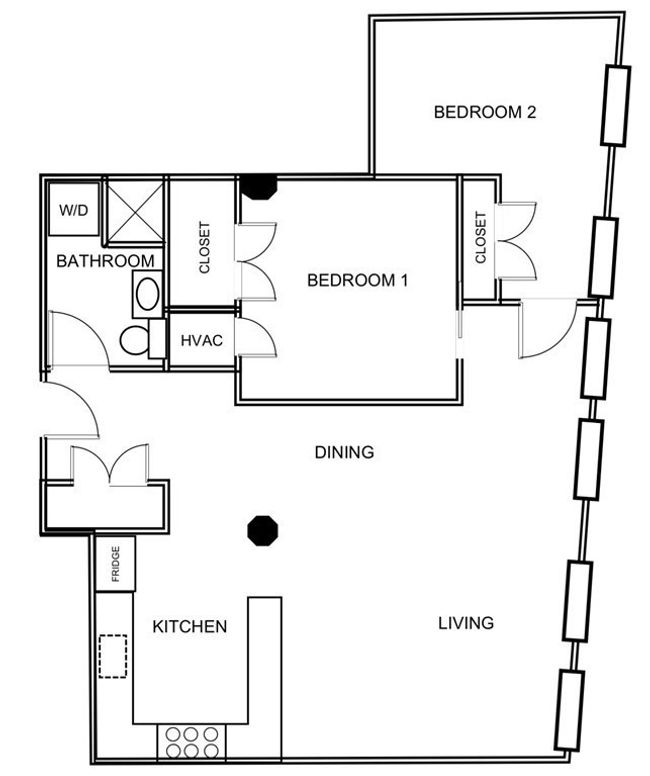 APT-5B - 453 Washington St, Condo with 2 bedrooms, 1 bathrooms and null parking in Boston MA | Image 15