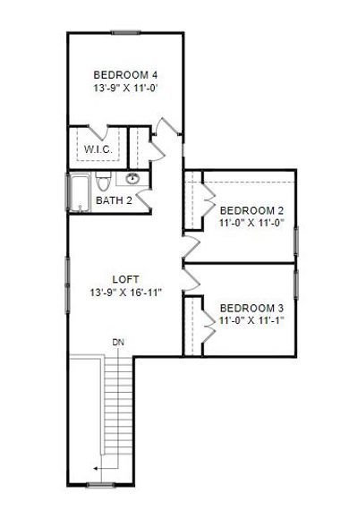 Cade Upper Floorplan | Image 3