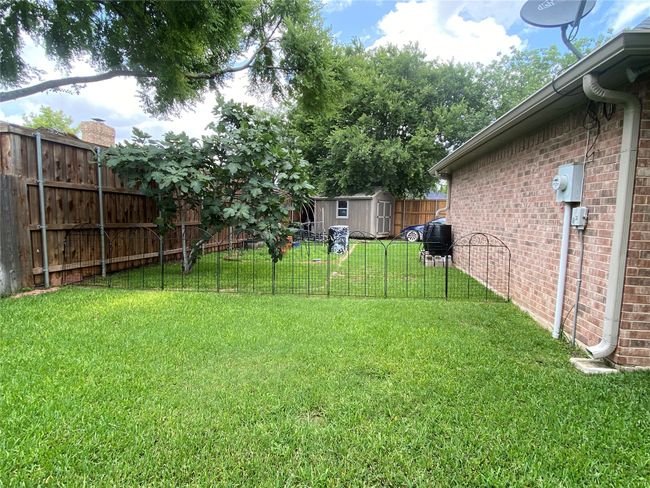 View of yard with a shed | Image 16