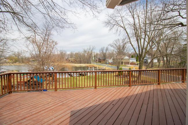 Very large deck overlooking lake | Image 56