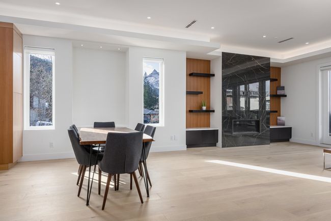 Dining space featuring recessed lighting, light wood-style floors, and baseboards | Image 9