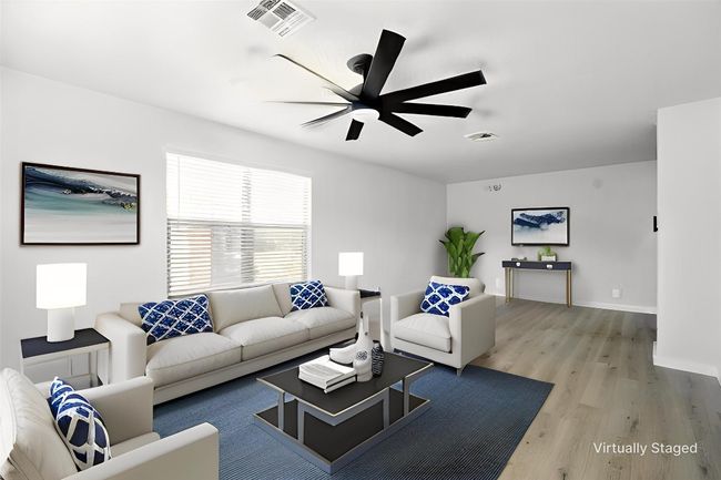Spacious bonus/Flex/Game room upstairs. Natural light, ceiling fan. | Image 9