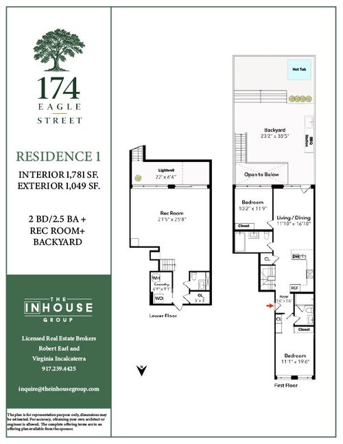 garden-174 Eagle Street, New York City, NY, 11222 | Card Image