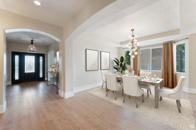 Virtually Staged dining area | Image 5