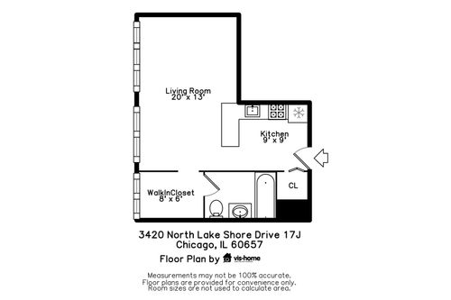 17j-3410 N Lake Shore Dr, Chicago, IL, 60657-2813 | Card Image