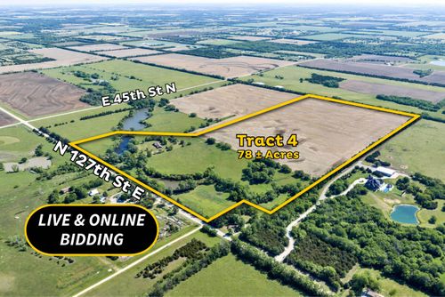 S of E 45th St N & N 127th St E - Tract 4, Wichita, KS, 67226 | Card Image