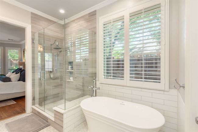 Fully updated bathroom with free standing bath tub | Image 17
