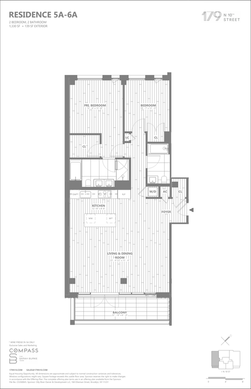 5a-179 N 10th St, Brooklyn, NY, 11211-9327 | Card Image