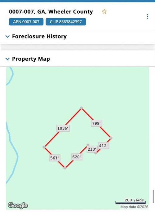 20 AC Hope Church & Rt. 149, Mcrae, GA, 30310 | Card Image