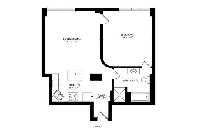 APT-1006 - 5401 S Hyde Park Blvd, Condo with 1 bedrooms, 1 bathrooms and null parking in CHICAGO IL | Image 26
