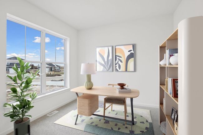 Main floor study w french doors | Image 4