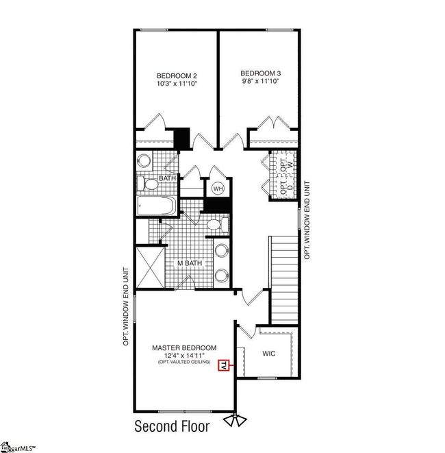 792 Embark Cir, Townhouse with 3 bedrooms, 3 bathrooms and 1 parking in Greer SC | Image 9