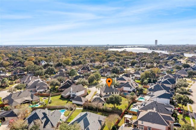 Aerial View- Back of Home. Taylor Lake leading into Clear Lake and Nasa Road 1 in background | Image 42