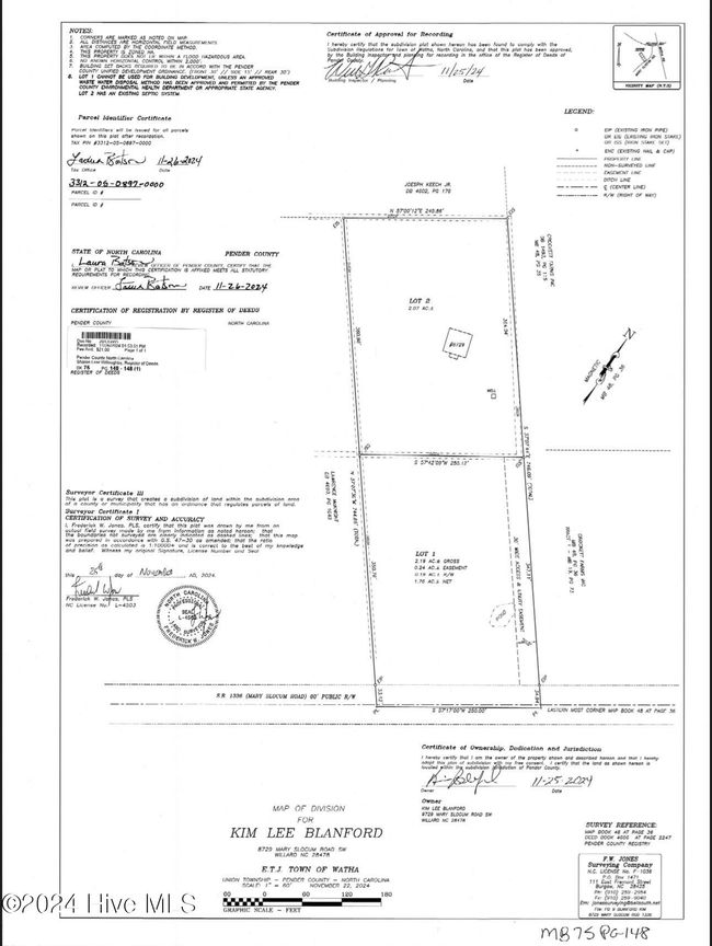 8729 Mary Slocum Rd Sw, Home with 0 bedrooms, 0 bathrooms and null parking in Watha NC | Image 4