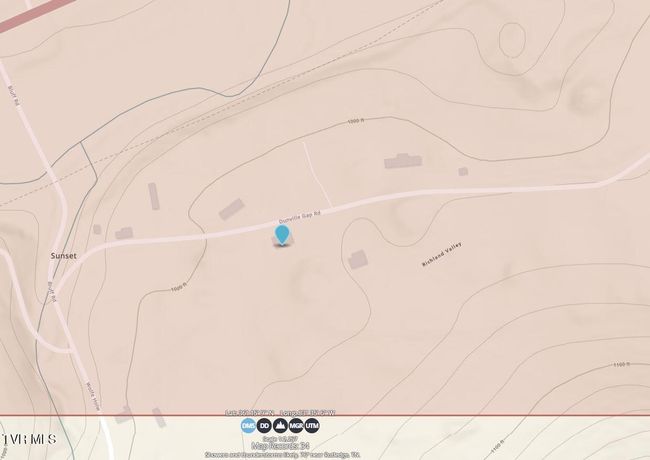 Topographical Map of Dunville Gap Rd Rutledge TN | Image 24