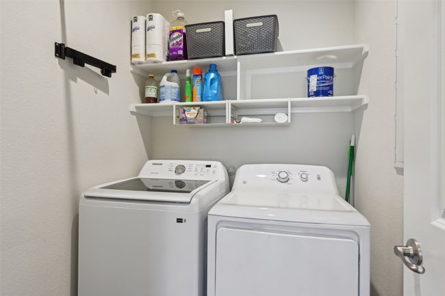 Laundry area with washer and dryer | Image 35