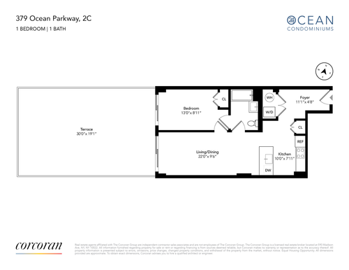 2c-379 Ocean Pkwy, Brooklyn, NY, 11218-4759 | Card Image