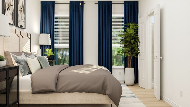 Bedroom featuring wood finished floors and multiple windows | Image 5
