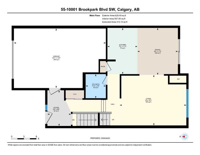 55 - 10001 Brookpark Boulevard Sw, Home with 3 bedrooms, 1 bathrooms and 2 parking in Calgary AB | Image 30