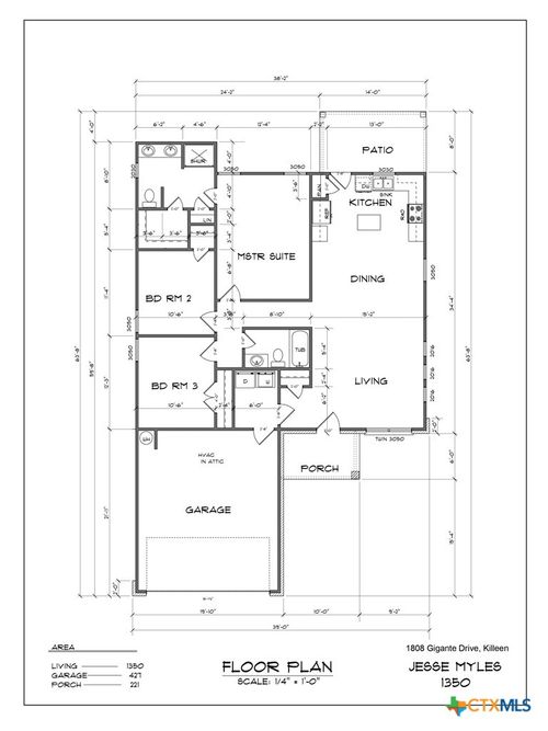 1808 Gigante Drive, Killeen, TX, 76543 | Card Image