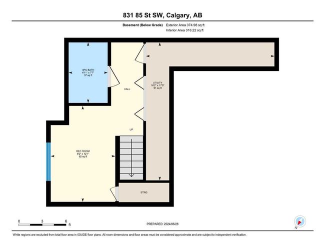 831 85 St Sw, Home with 4 bedrooms, 3 bathrooms and 2 parking in Calgary AB | Image 50