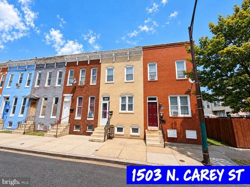 1503 N Carey St, BALTIMORE, MD, 21217-2807 | Card Image