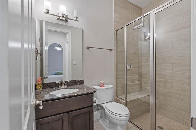 Secondary ensuite bathroom on the first floor with a shower. | Image 26