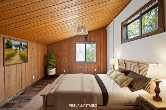 Virtually Staged Upstairs Bedroom 3 | Image 26