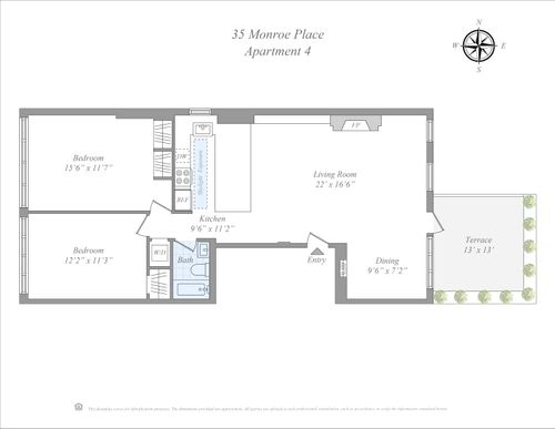4-35 Monroe Pl, Brooklyn, NY, 11201-2602 | Card Image