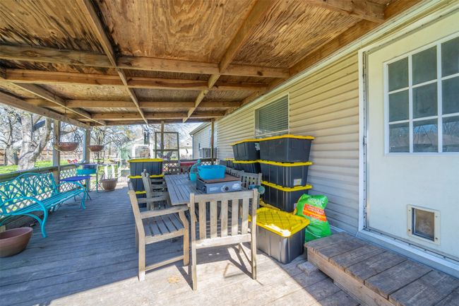 Back patio wooden deck | Image 20