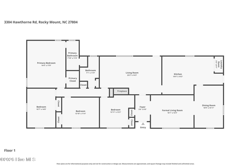 3304 Hawthorne Road, Rocky Mount, NC, 27804 | Card Image
