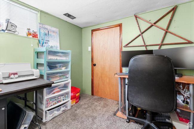 Office with carpet and visible vents | Image 40