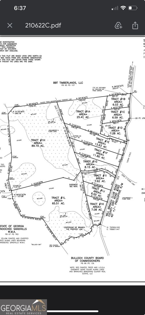 0 Mill Branch Hunting Club Rd, Pembroke, GA, 31321 | Card Image