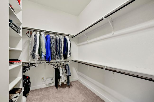 Spacious closet featuring light carpet | Image 19