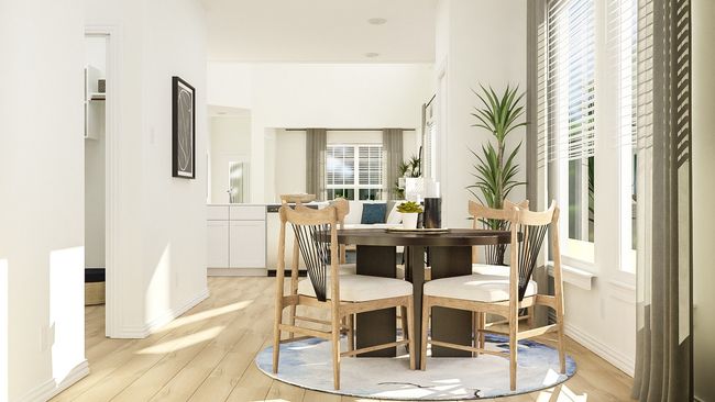 Dining room featuring light wood-style floors and baseboards | Image 6