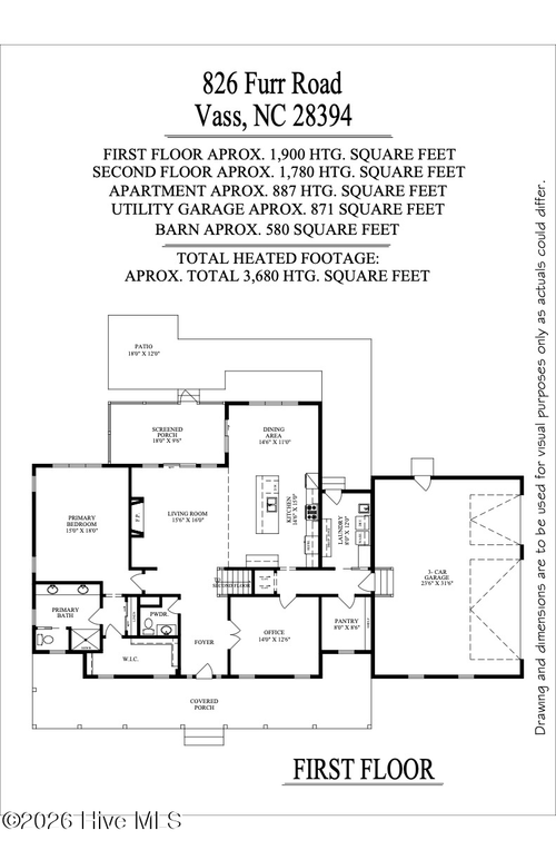 826 Furr Rd, Vass, NC, 28394-9106 | Card Image