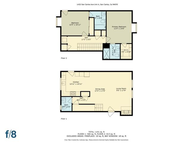 APT-4 - 1432 San Carlos Ave, Condo with 2 bedrooms, 3 bathrooms and 2 parking in San Carlos CA | Image 35