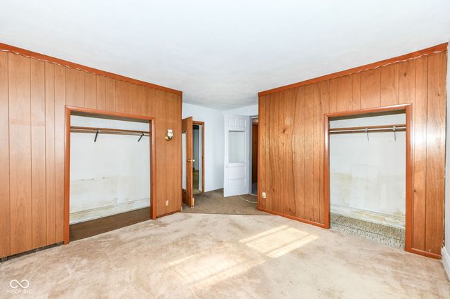 Large primary bedroom (reverse angle) showing 2 large closets | Image 12