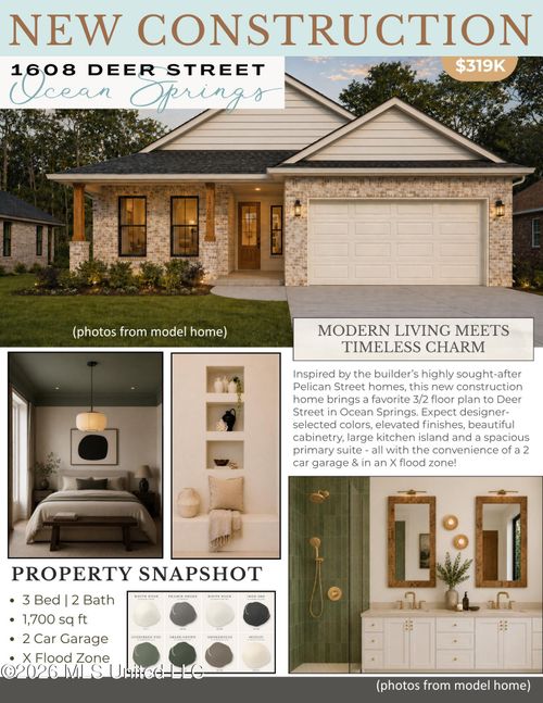 1608 Deer St, Ocean Springs, MS, 39564-7497 | Card Image