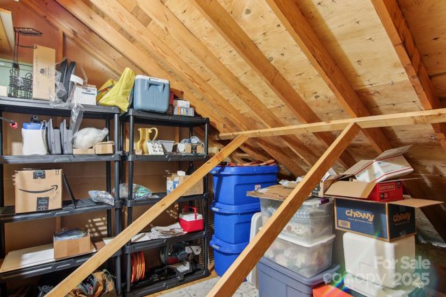 Unfinished Attic Storage with full size door | Image 33