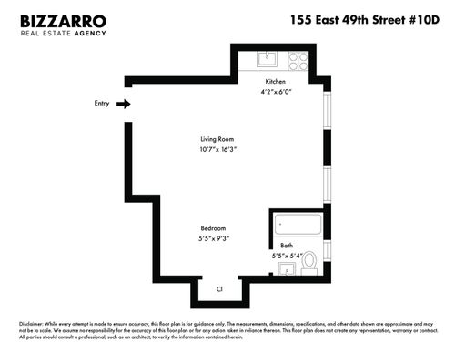 10d-155 E 49th St, New York, NY, 10017-1200 | Card Image