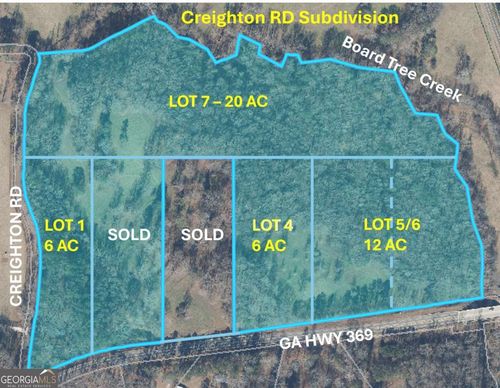0 Creighton Road, Ball Ground, VA, 20107 | Card Image