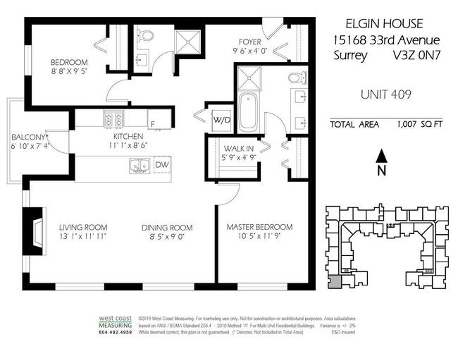 409 - 15168 33 Avenue, Condo with 2 bedrooms, 2 bathrooms and 2 parking in Surrey BC | Image 38