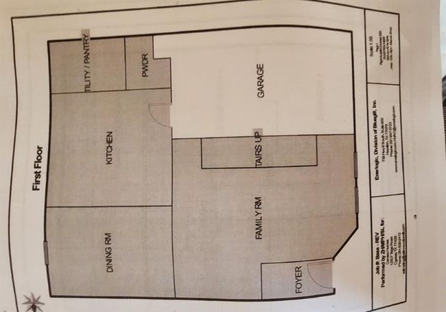 Explore the inviting first-floor layout featuring a spacious family room, modern kitchen with utility pantry, elegant dining room, and convenient powder room. Enjoy easy access to the garage through the foyer for seamless living. | Image 20