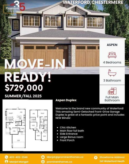 14 Waterford Rd, Chestermere, AB, T1X2M7 | Card Image
