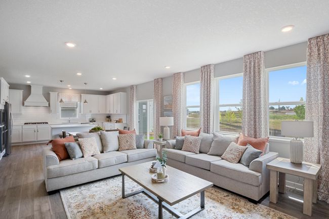 Open and inviting space for gathering and life. Model photo. Options and colors will vary. | Image 8