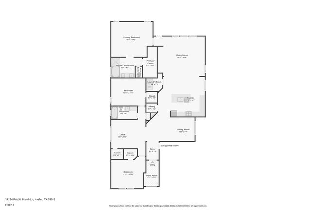 14124 Rabbit Brush Ln, House other with 3 bedrooms, 2 bathrooms and null parking in Haslet TX | Image 33