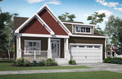 Exterior Elevations are as personal as the Interior of your home. That's why at Schell we offer you a variety to choose from when designing your perfect family place. Renderings only, colors are chosen at design. | Image 2