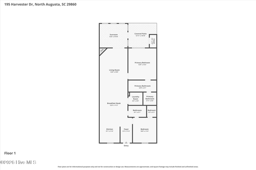 195 Harvester Dr, North Augusta, SC, 29860-7705 | Card Image
